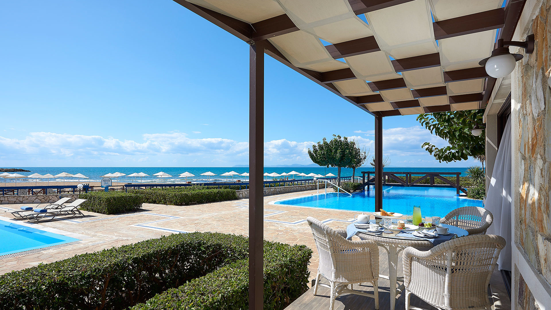 Aldemar Olympian Village Resort Sea Front Suite Sharing Pool 3