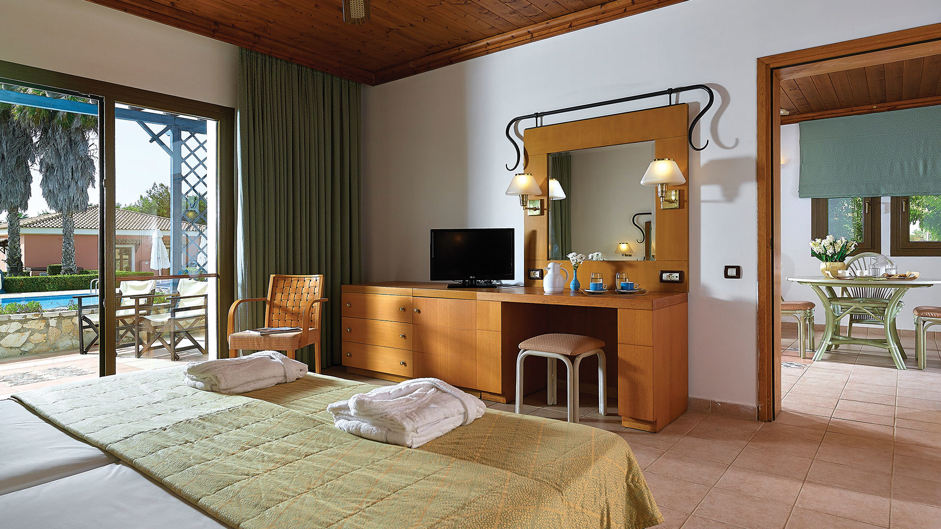 Aldemar Olympian Village Resort Family Apartment Sharing Pool 4