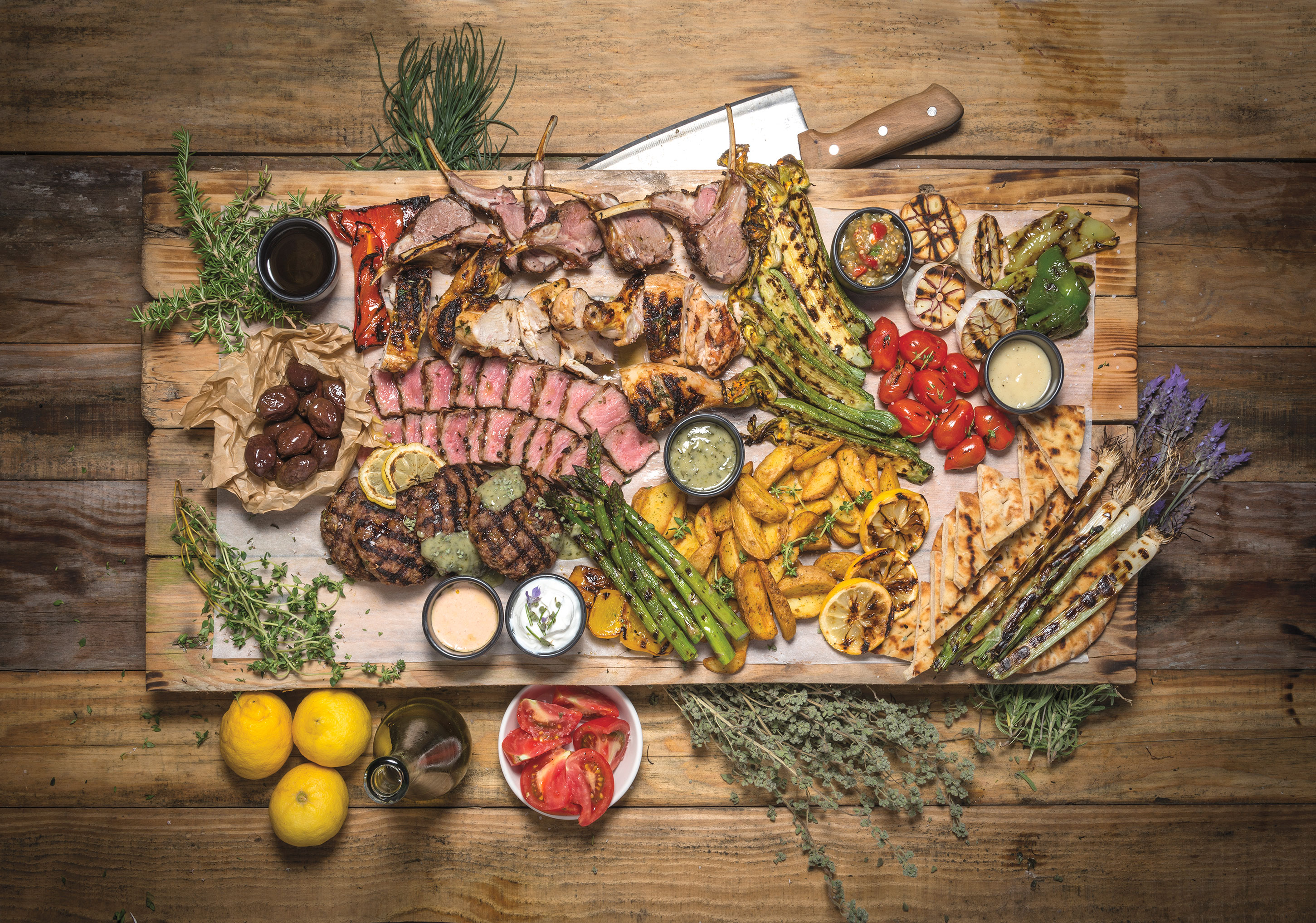 Aldemar Olympian Village Beach Resort Abelliona Taverna 6004 Plato Meat